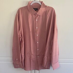 Men's Rose Pink Button-Up Shirt